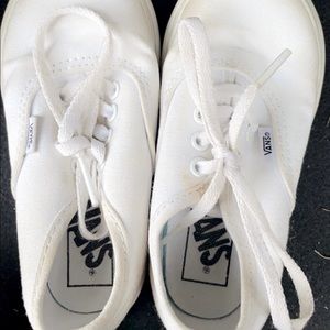 White Toddler Vans